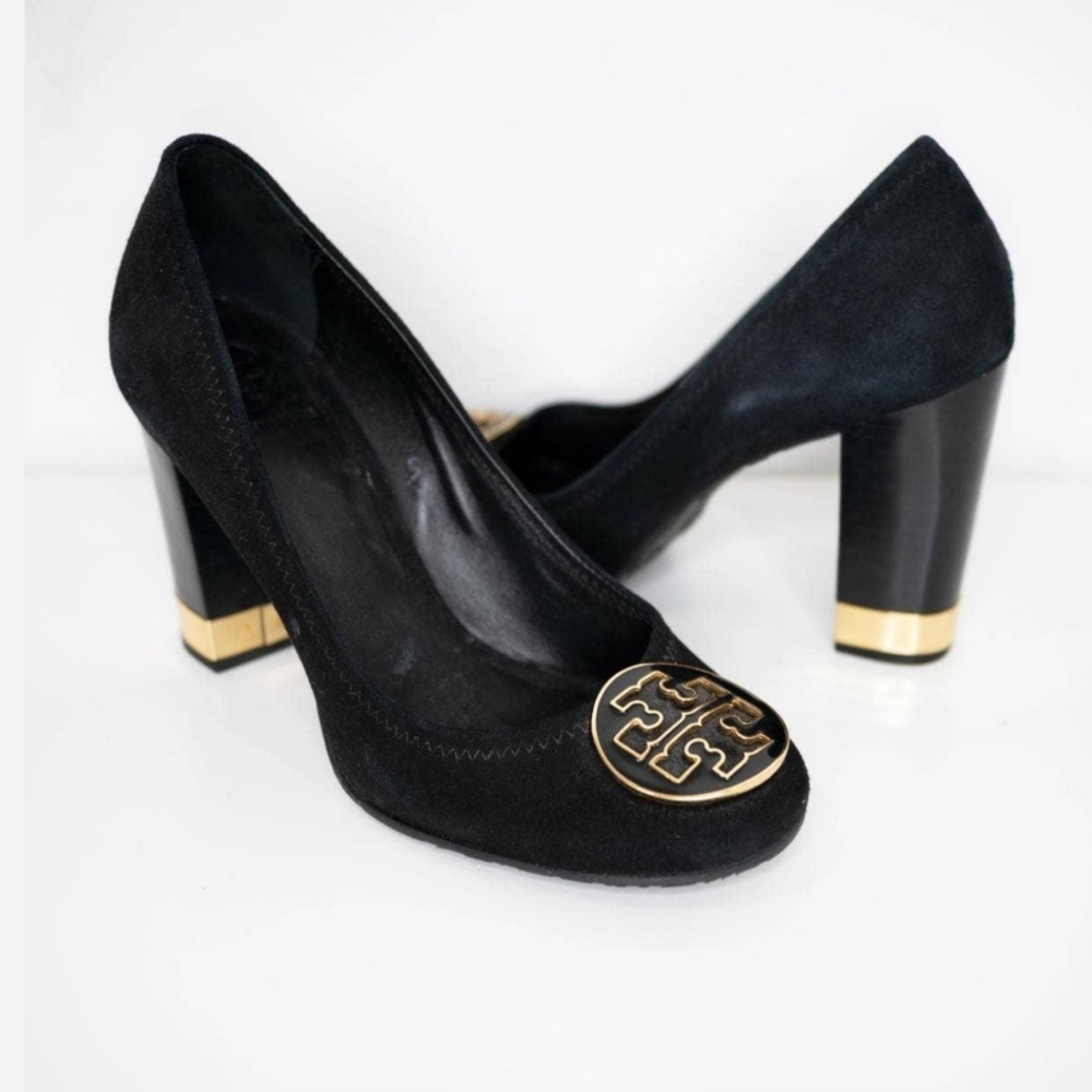 Tory Burch Navy Suede Maddie Pump